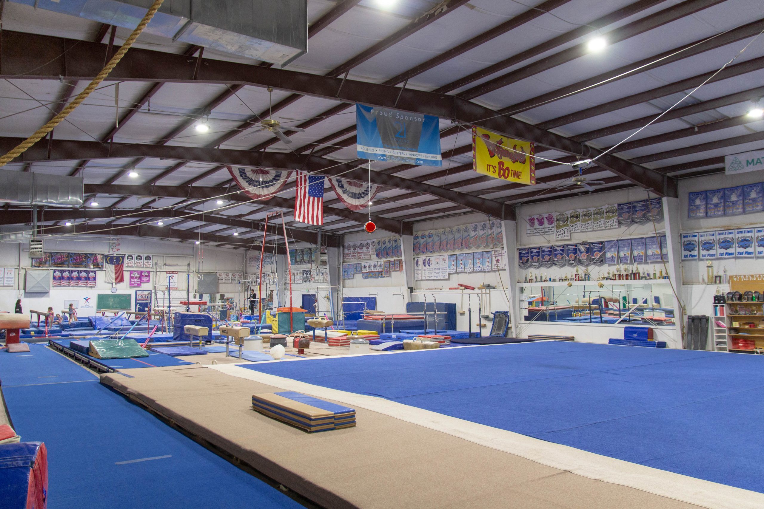 Zenith Gymnastics Floor With Equipment